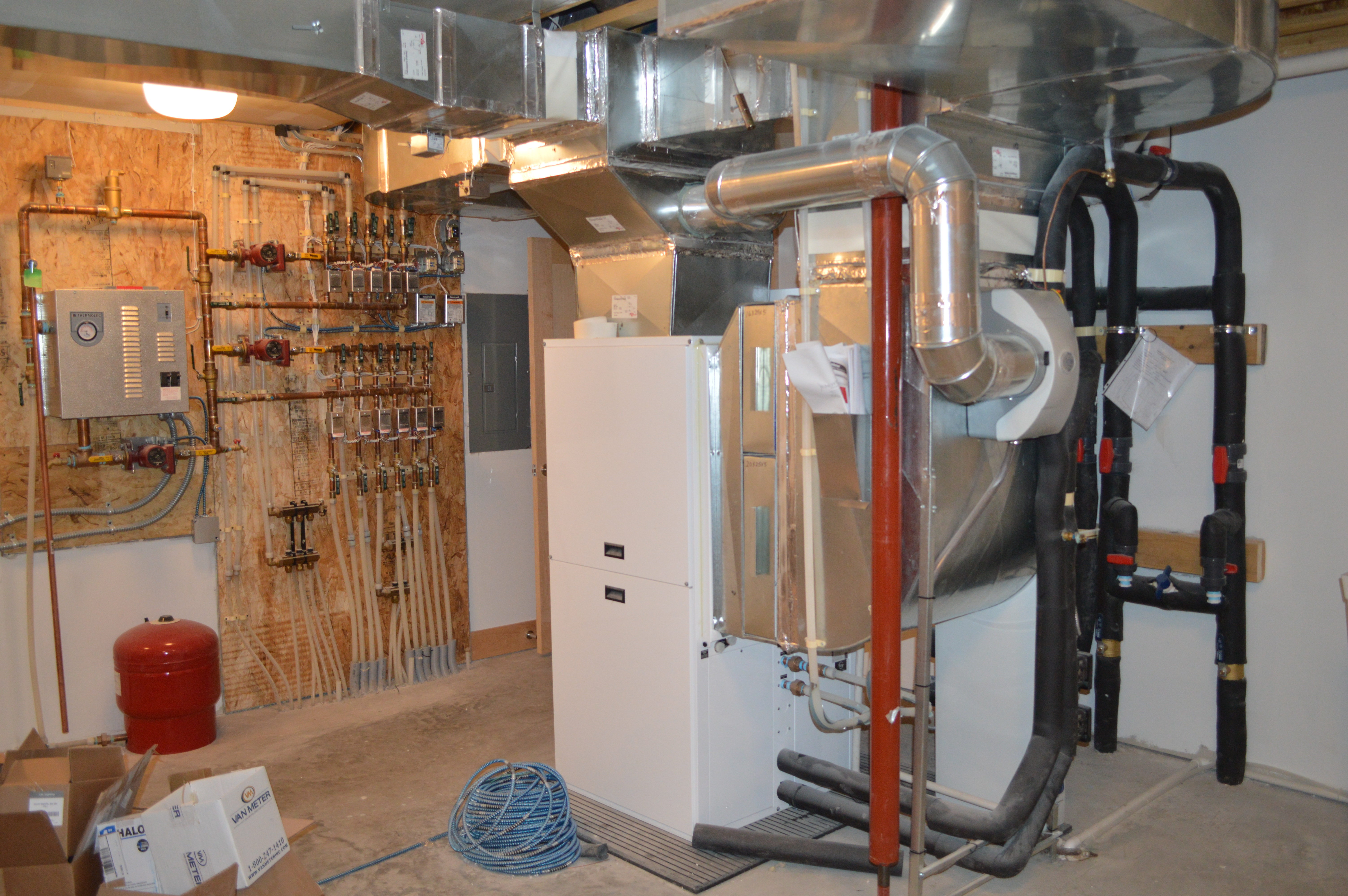 geothermal furnace setup Brandt Heating and Air Conditioning