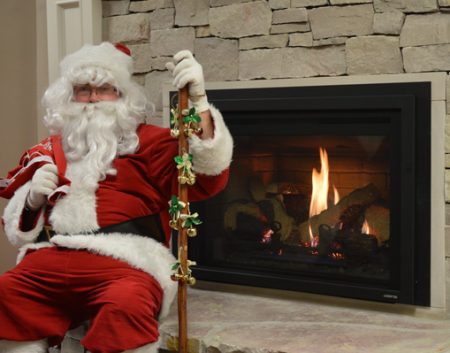 A Santa-Approved Fireplace